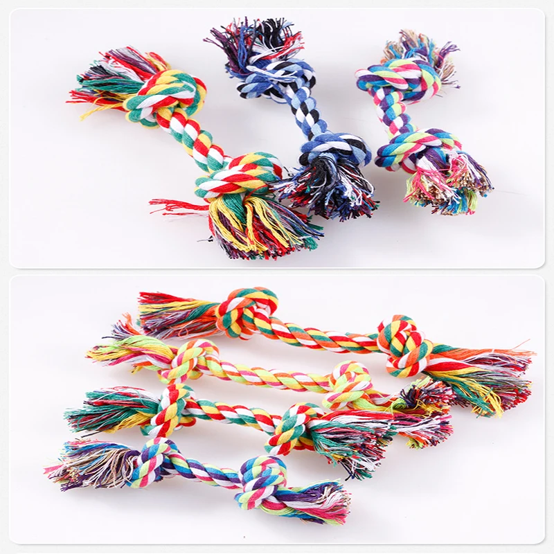 1 шт. товары для домашних животных собак ПЭ щенков хлопок жевательный узел