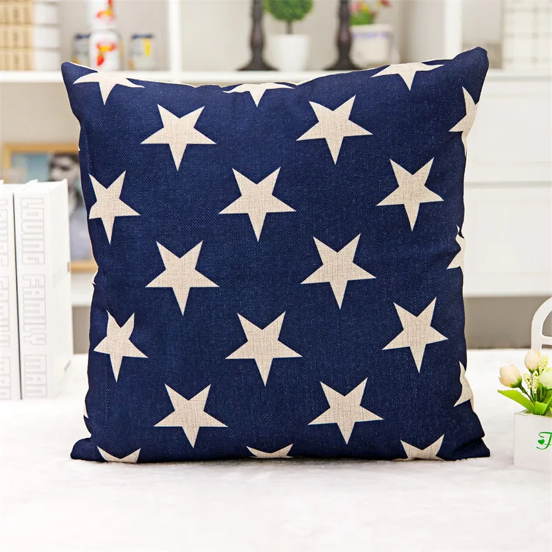 Тип звезд на диван кровать для дома наволочка подушки задняя Звездный дизайн 45 и