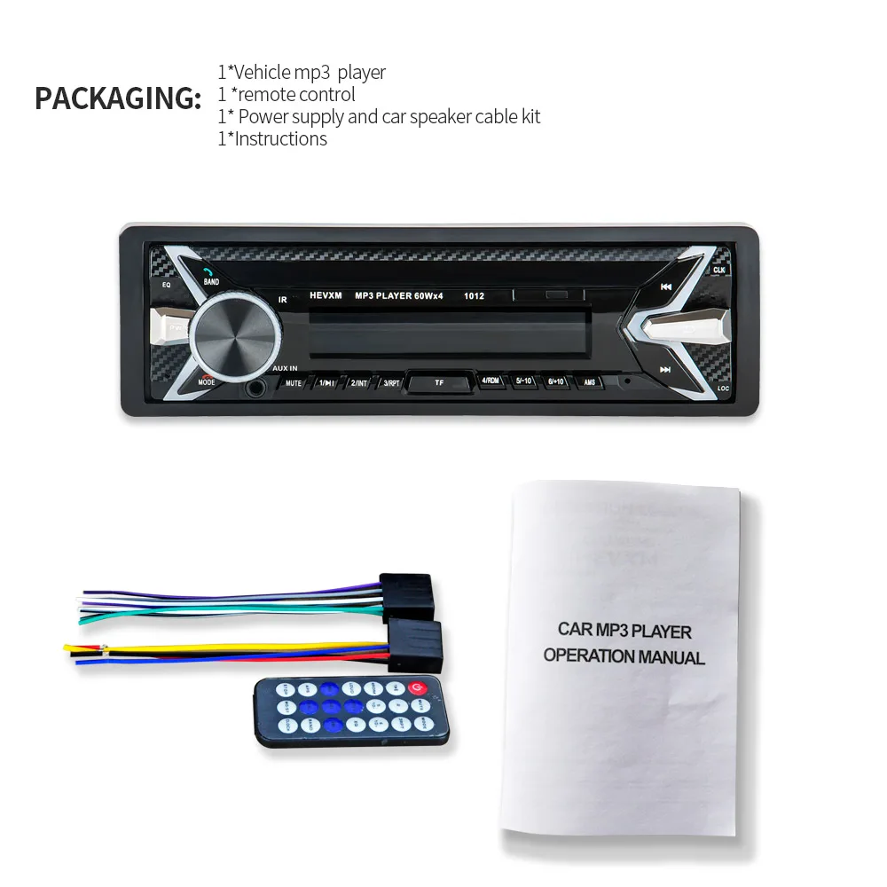 Автомагнитола автомобильная 12 В Bluetooth V2.0 SD USB MP3 1 Din|auto radio|car radioradio automobile |