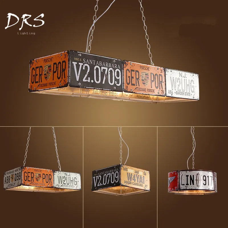 American Retro Lustre Pendant Lights Loft Iron Creative Decor Home Hanging Lamp Net Cafe Milk Tea Luminaire Lamparas Lighting | Лампы и