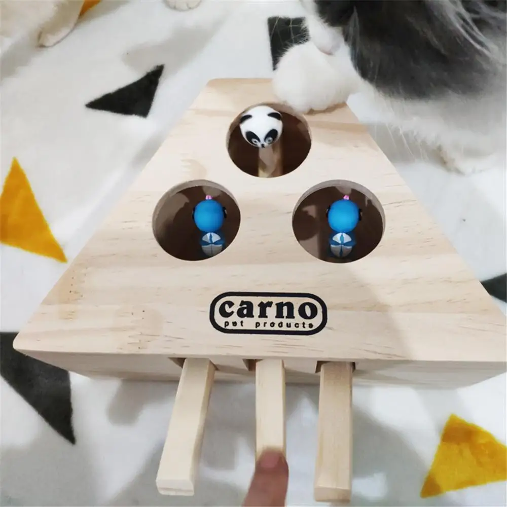 Кошка Охота игрушка погоня мышь твердый деревянный интерактивный лабиринт