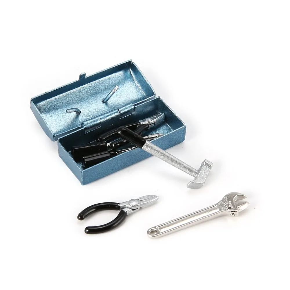 Мини RC украшение металлический инструмент игрушка модель гаечный ключ молоток