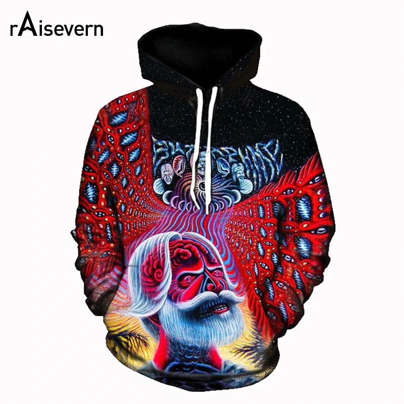 Худи Raisevern Bob Weir хиппи с 3D принтом для мужчин и женщин мужские тренировочные