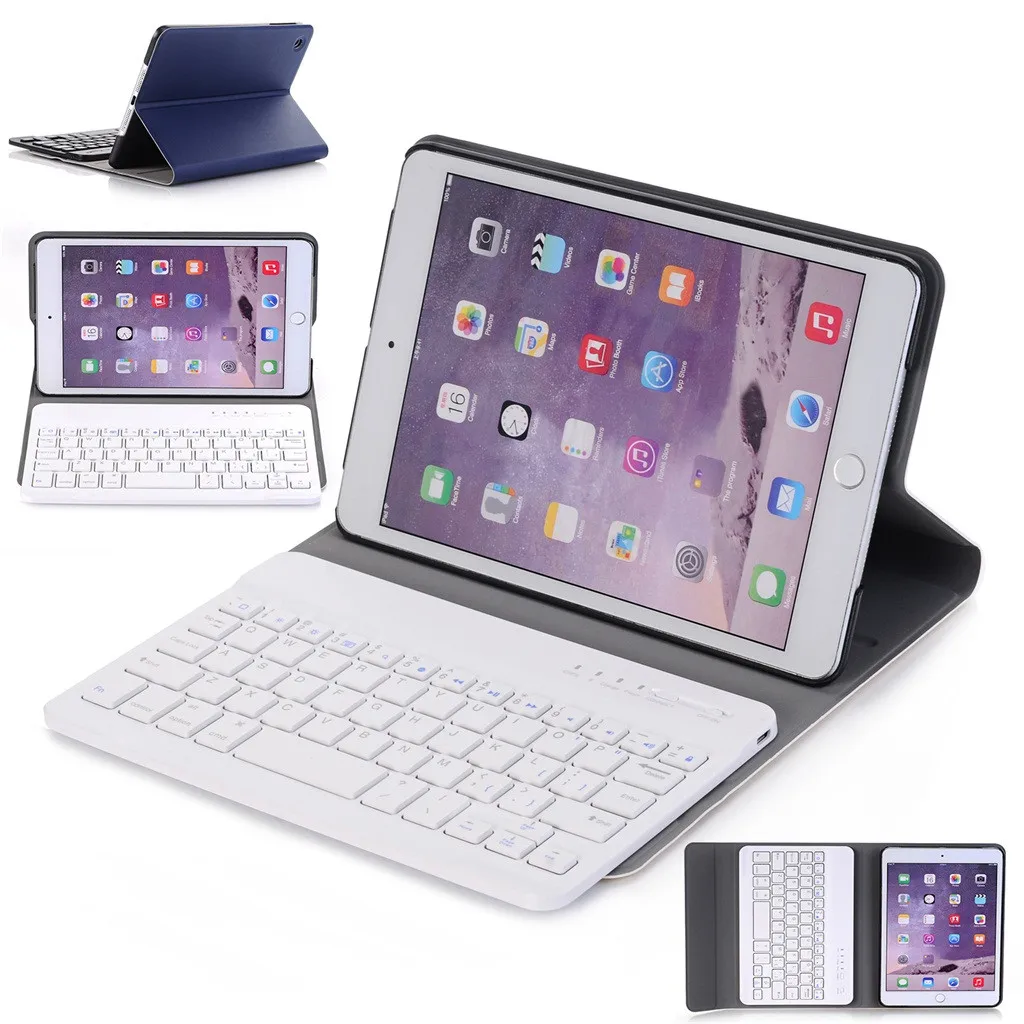 Беспроводная Bluetooth клавиатура ZELOTES для IPad Mini 1 2 3 полноразмерная Защитная