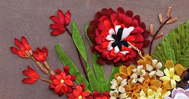 Наборы для вышивки крестиком ручная работа рукоделие китайская шелковая лента