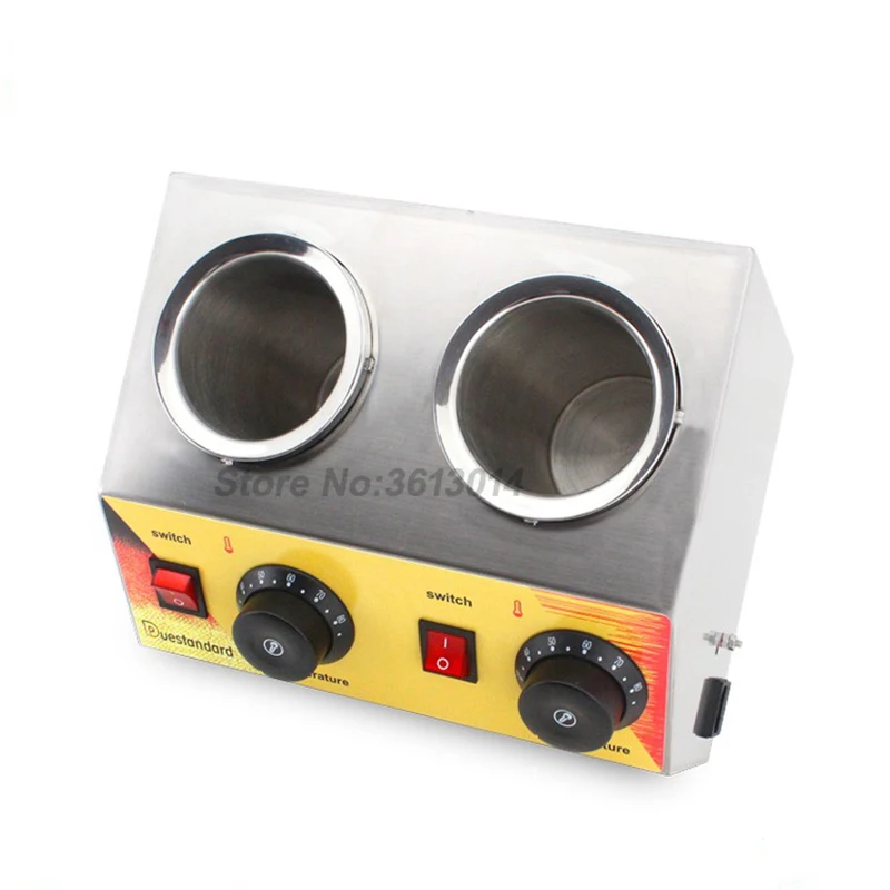 Коммерческая электрическая Тройная бутылка для соуса подогреватель горячего