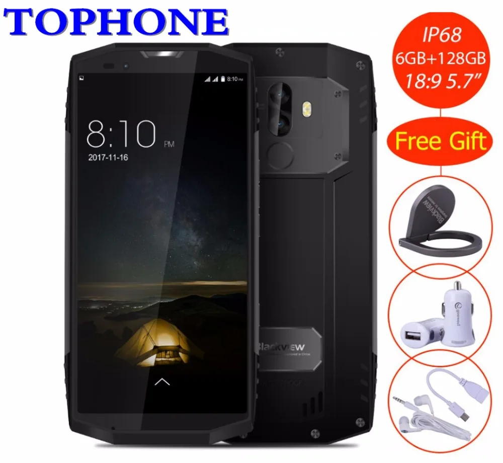 Blackview BV9000 Pro IP68 Водонепроницаемый 5 7 &quot18:9 Смартфон Android 1 MTK6757 Восьмиядерный 6 ГБ