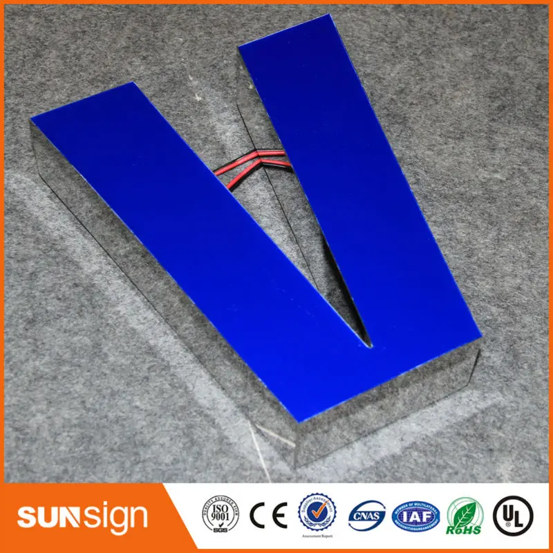 3d epoxy resin led channel letter sign