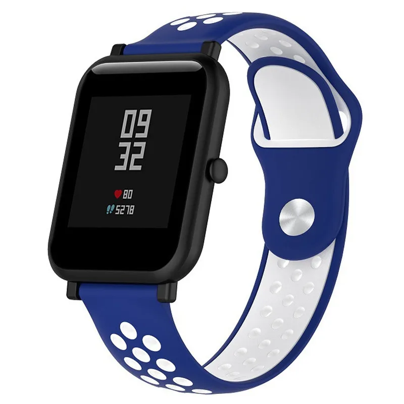 20 мм Металлический Стальной ремешок для Huami Amazfit Bip Lite samsung Galaxy watch Ременная Передача S2 S4 band Garmin Vivoactive 3 band