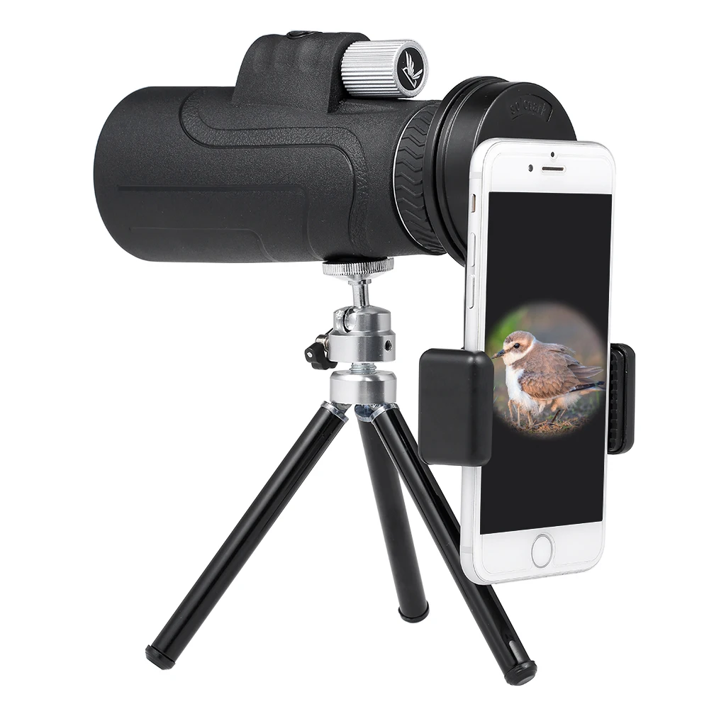 SUNCORE 10X50 HD монокуляр BT телескоп для фотосъемки Мини Монокуляр охоты кемпинга с