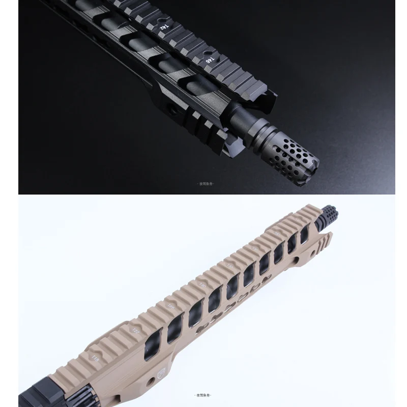 Сверхтонкий MLOK Keymod для M4 M16 страйкбола 12 14 дюймов|Игрушечное оружие| |