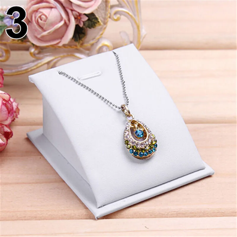 1Pcs Jewelry Stand Soft Velvet Fashion Necklace Pendant Drop Chain elegant simplicity Display Holder Standing | Украшения и