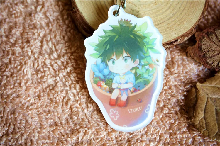 6 шт./лот аниме Моя геройская Академия акриловый брелок игрушка Boku no Hero Akademia Midoriya