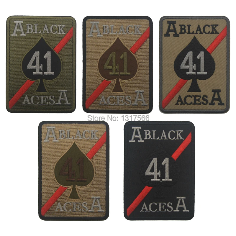 Покерный черный ACE Spades вышитый патч вышитые патчи Военная Тактическая повязка на