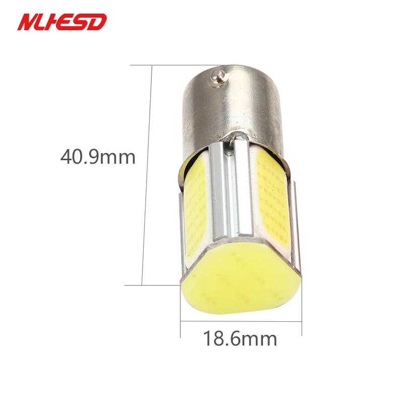 10x Авто P21W BA15S bau15s 1156 1157 BA15D led COB машинные лампа указателя поворота Автомобильные