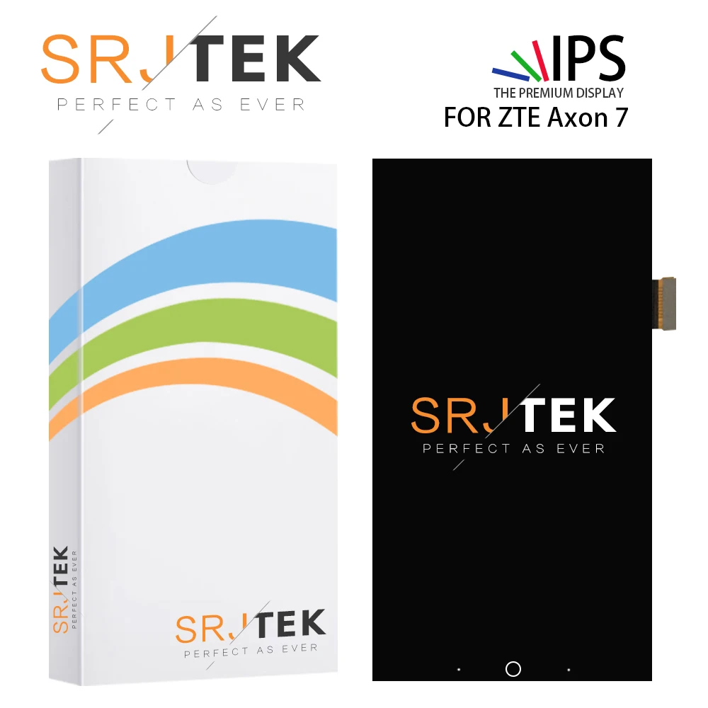 SRJTEK AMOLED для ZTE Axon 7 LCD A2017 A2017U A2017G дисплей сенсорный экран дигитайзер Aseembly Замена Axon7