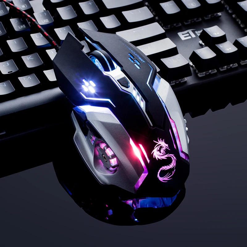 Бренд USB ноутбук Проводная игровая мышь для ПК компьютера Dota2 cs go игры mause sem fio
