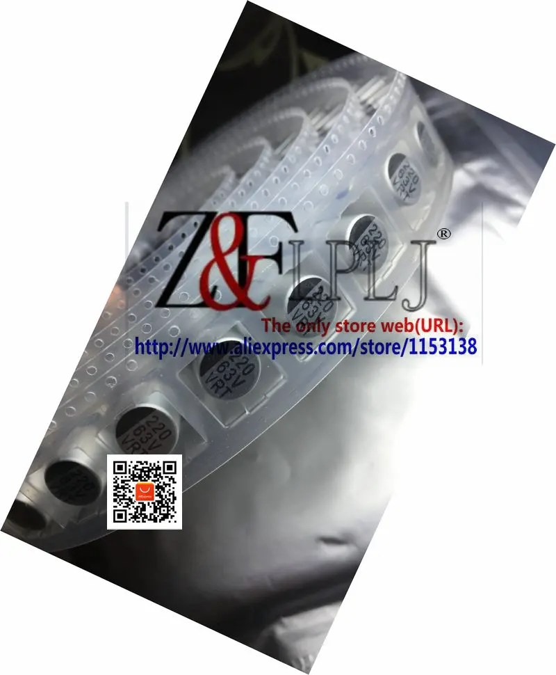Алюминиевые электролитические конденсаторы 63V220UF 220 мкФ 63V / SMD конденсатор мкФ/63v