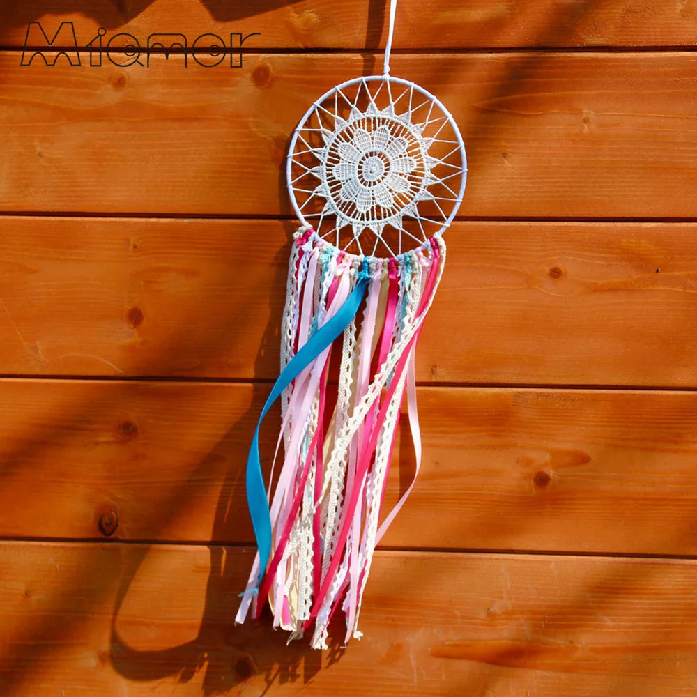 Цветной кружевной Ловец снов MIAMOR в скандинавском стиле украшение для детской