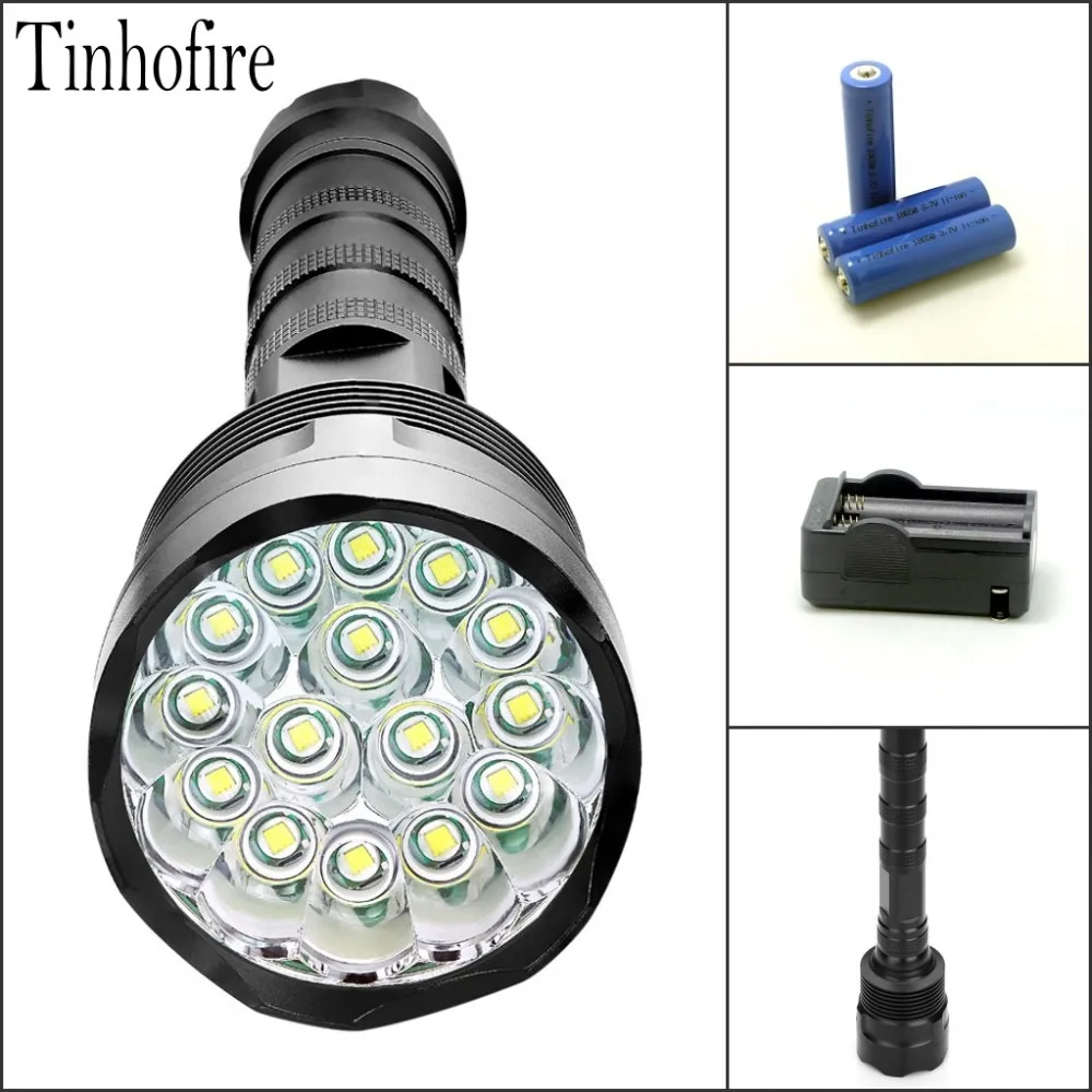 Tinhofire CX 13/14/15 T6 CREE XM L 20000 люмен 5 режисветильник светодиодный фонарик лампа черный
