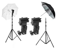 4ni flash mount bracket kit light stand flash bracket b mount 33umbrella black reflective umbrellawhite studio umbrella