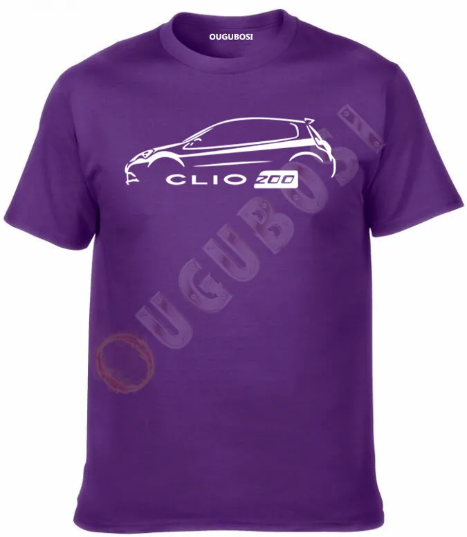 RENAULT CLIO SPORT 200 CUP CLASSIC CAR t shirt #200 CLIO|Мужские футболки| |