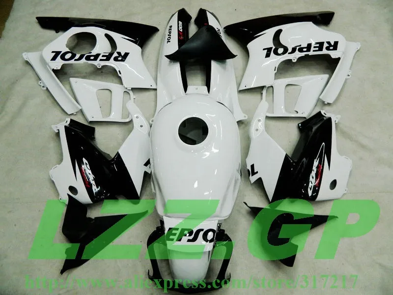 

High quality ABS fairing bodywork for 95 96 Honda CBR 600 CBR600 F3 1995 1996 fairings Black White K324 motobike parts LZZ.GP