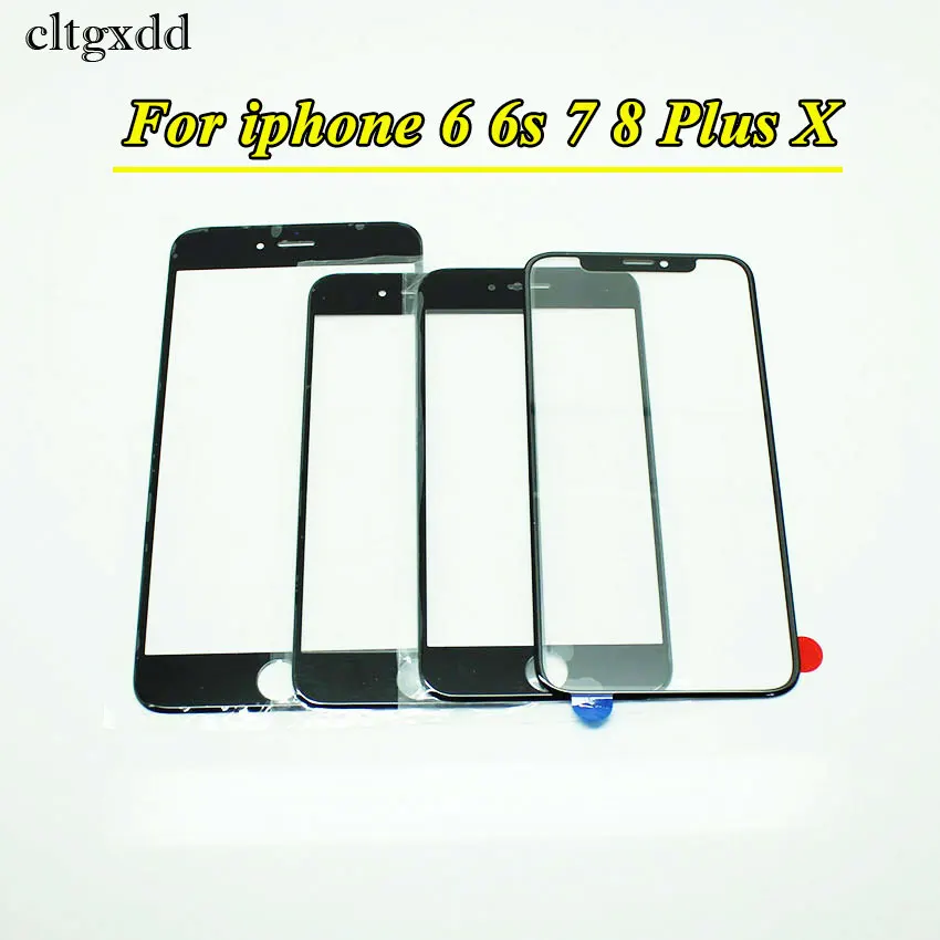 Новое внешнее стекло cltgxdd для iPhone 6 6G 6S Plus 7 8 6P 7P P ЖК-экран дигитайзер переднее