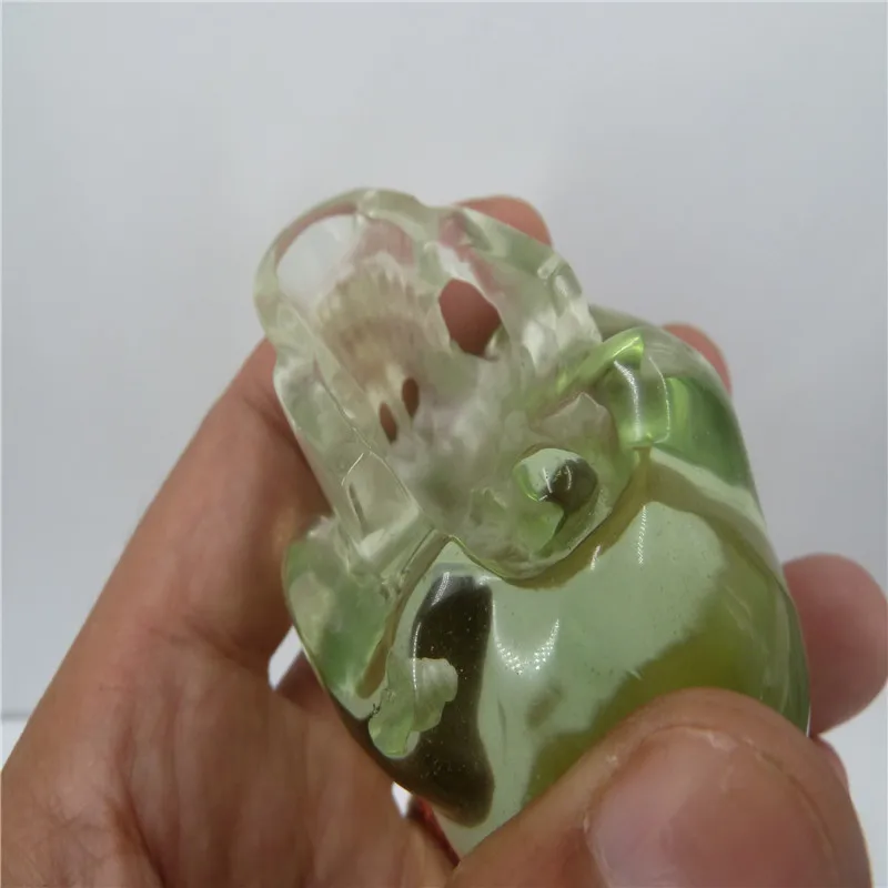 Smelting QUARTZ Crystal skull HEALING christmas decorations for home T41 | Stones