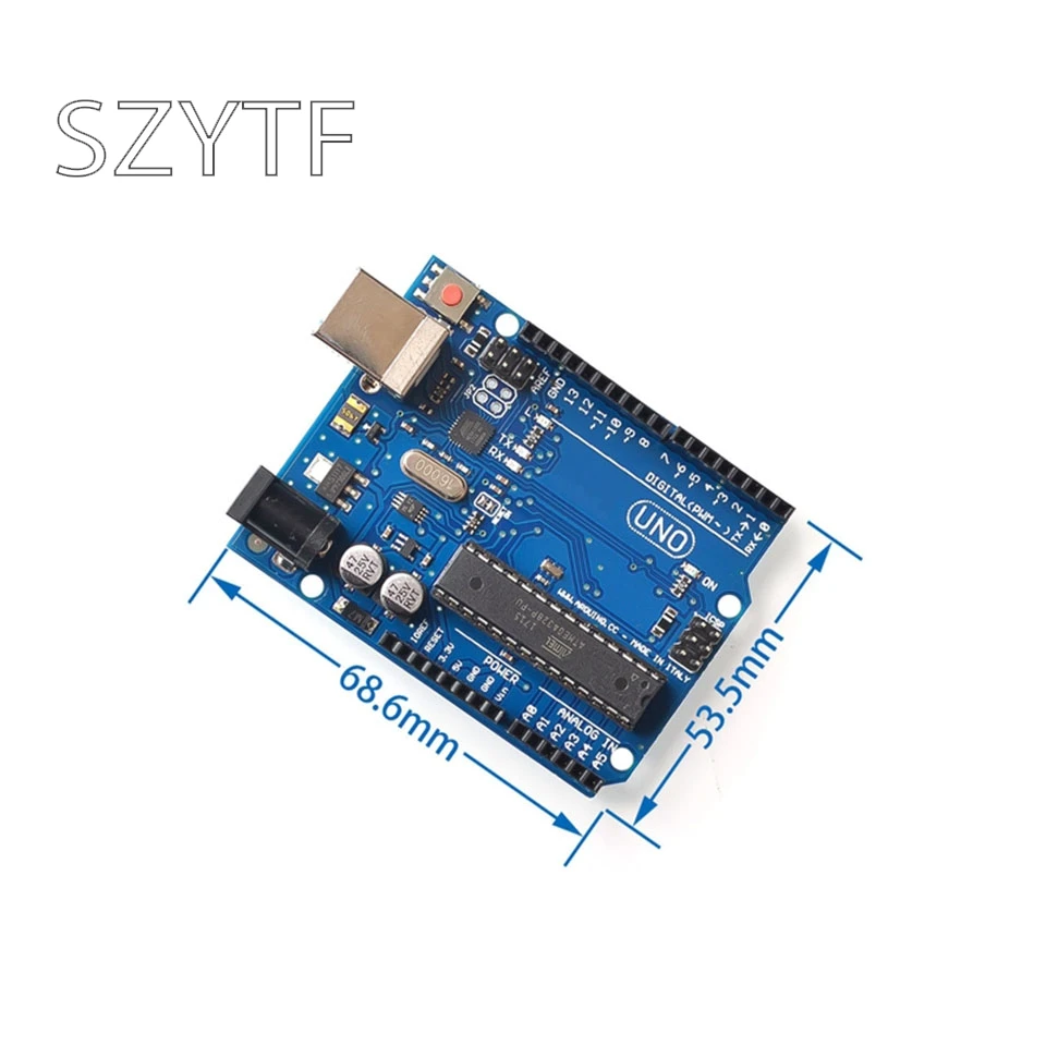 UNO R3 макетная плата официальная версия ATmega16U2 с usb-кабелем для Arduino