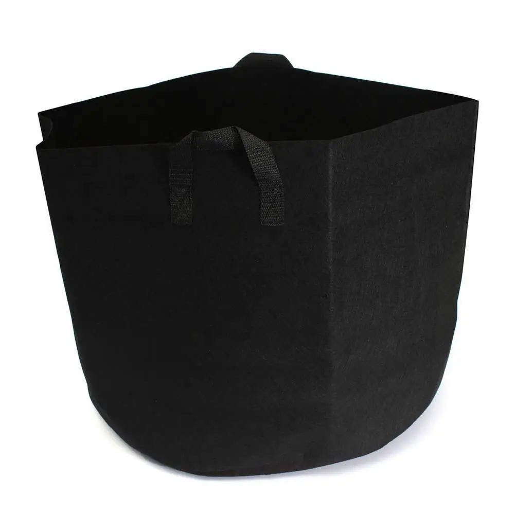 Горшок из ткани зеленый Растительный мешок корень контейнеры круглый горшок