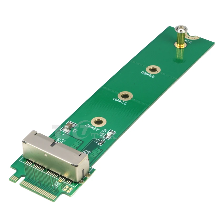 Адаптер M.2 NGFF PCI E на 16 + 12 pin для Apple MacBook Air 2013 2014 2015 A1465 A1466 SSD|Платы расширения| |