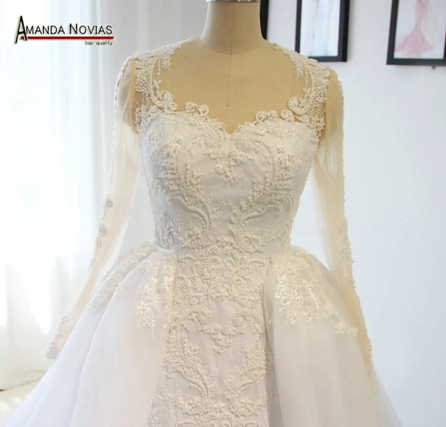 Свадебное платье vestido noiva горячая Распродажа Amanda Novias реальные фотографии свадебное платье es
