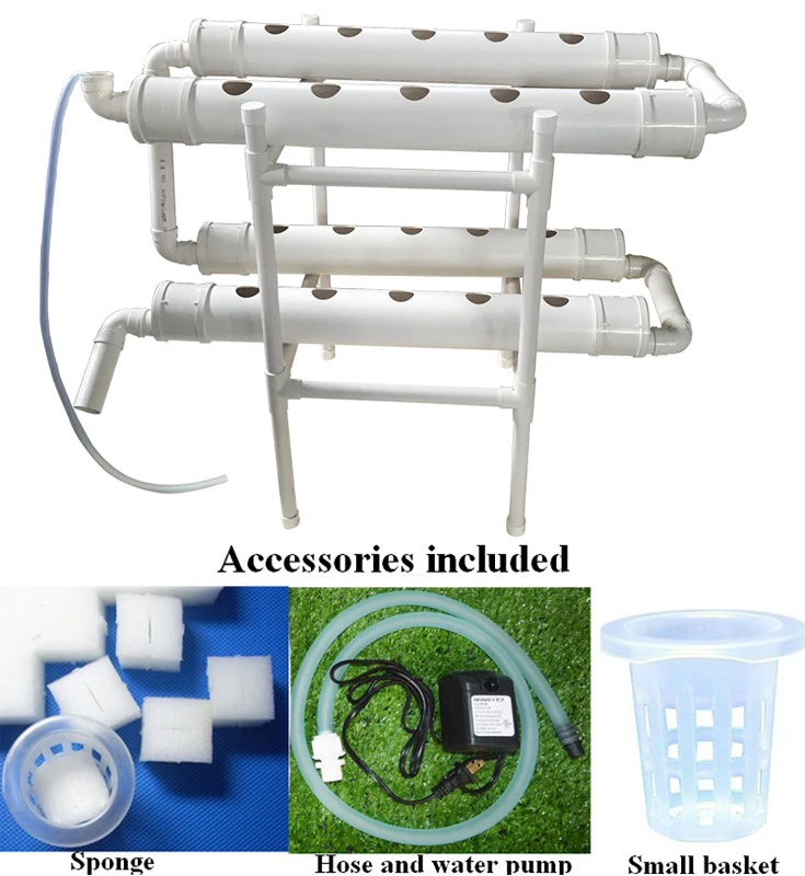 Гидропонный Набор для выращивания растений на 20 площадках (водяной насос 110 В)