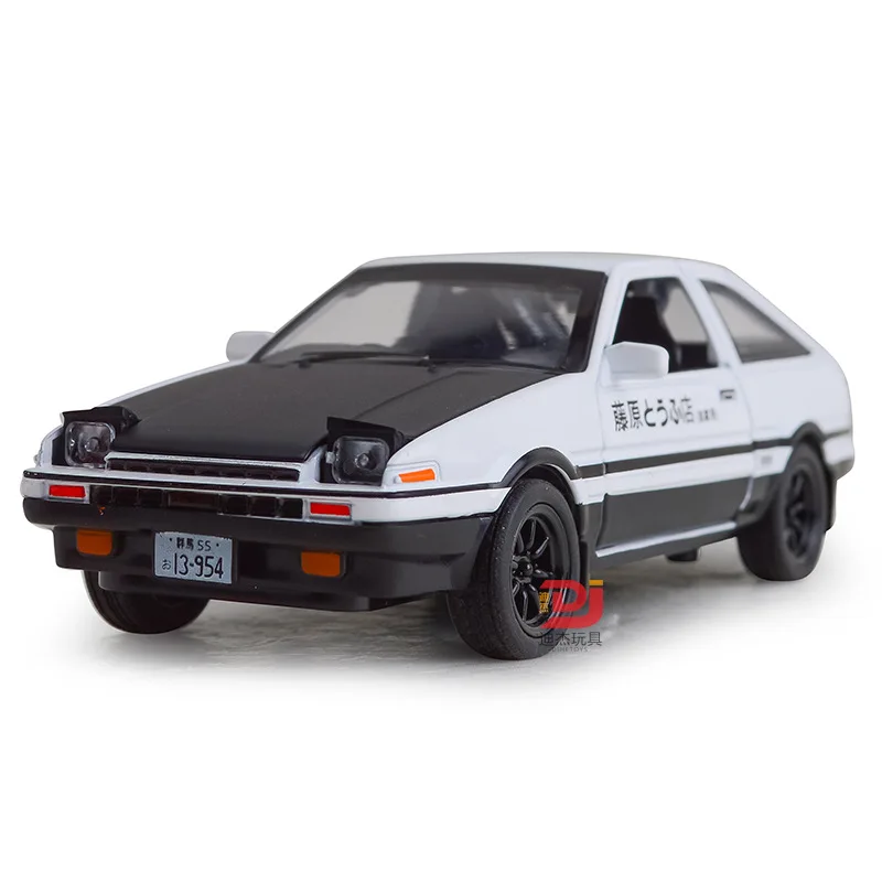 Игрушечный автомобиль INITIAL D AE86 Металлический Автомобиль из сплава с имитацией