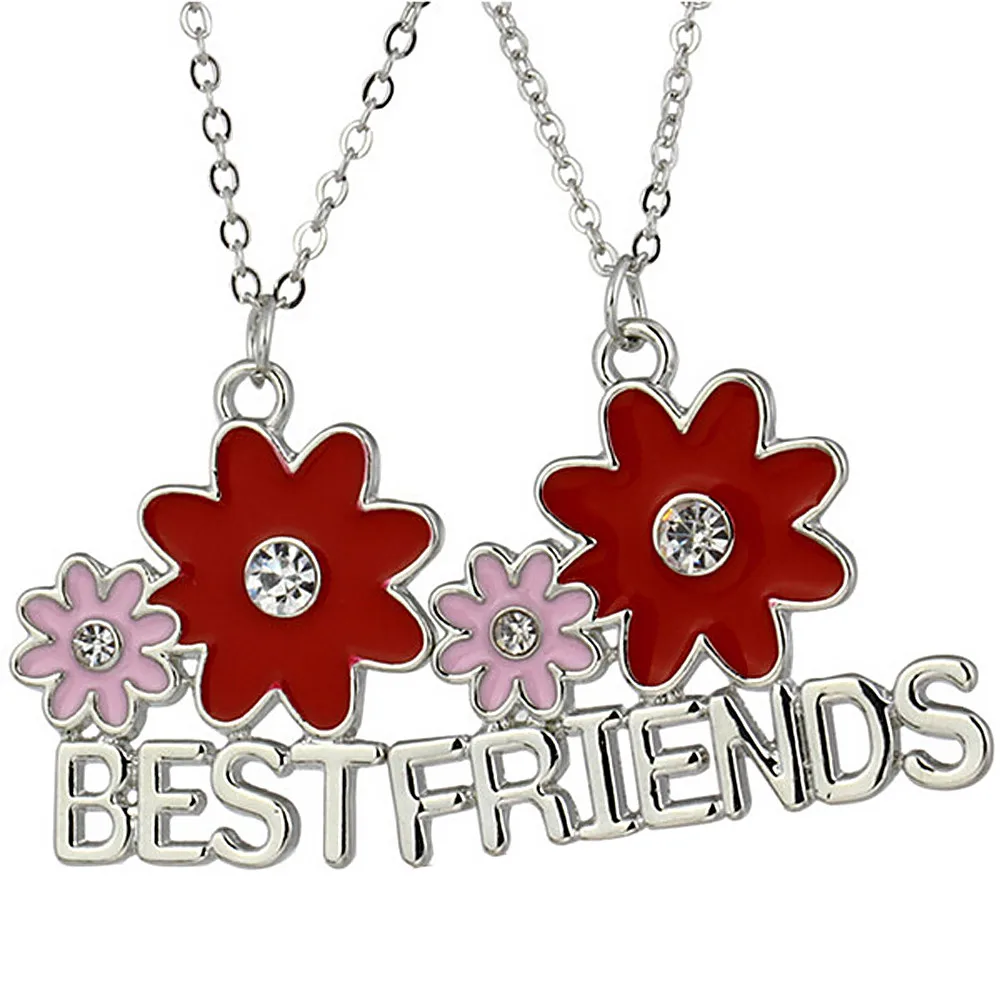 Эмалированная отделка модная подвеска для лучших друзей ожерелье Дружба