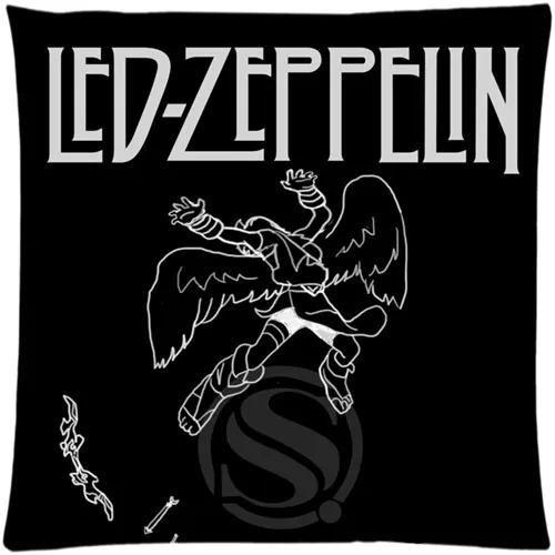 Пользовательские Led Zeppelin рок группа подушки наволочки 3" x 35" одна сторона LU-013 - Цвет: Белый