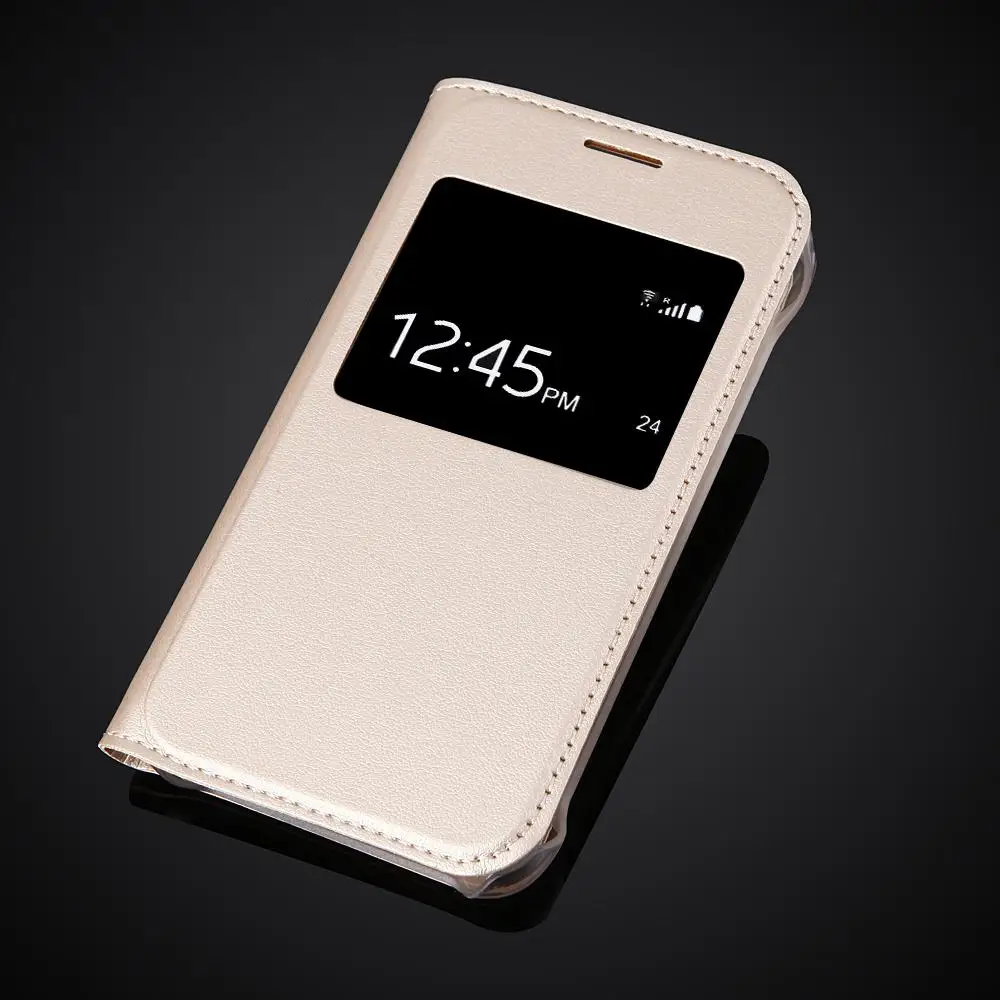 for Samsung Galaxy J2 Pro J3 2018 J4 J6 J7 Duo J400 J600 Case Cover Folding Stand View Window Leather Phone Funda Coque | Мобильные