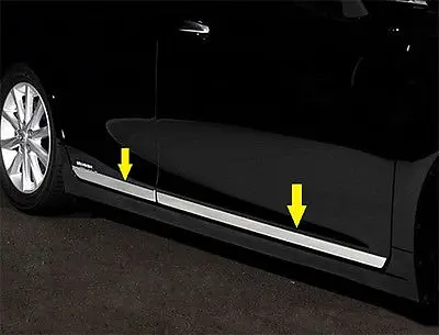 

304 Steel Body door Side Molding Chrome trims For lexus CT200H 2011-2015
