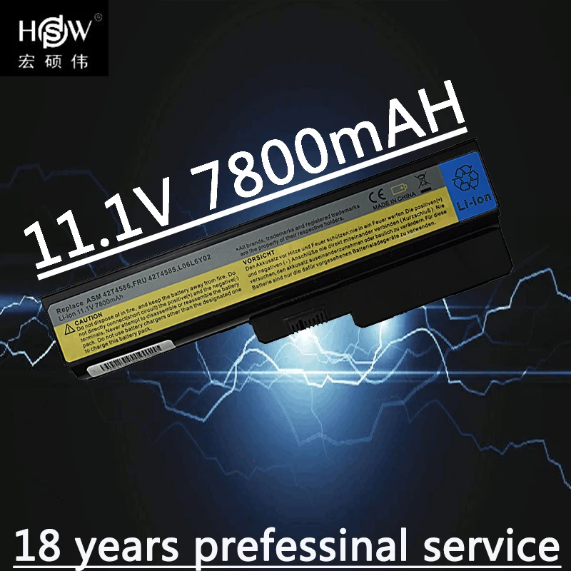 HSW 9 ячеек батареи для IBM Lenovo N500 G450 G530 G550 IdeaPad B460 G430 V460 V460A Z360 IFI ITH 4152 G550|battery for lenovo