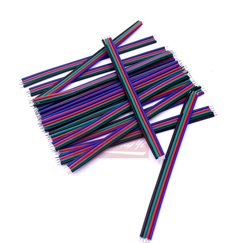 10 см 4pin Электрический кабель провод разъем Шнур для 3528 5050 RGB светодиодные