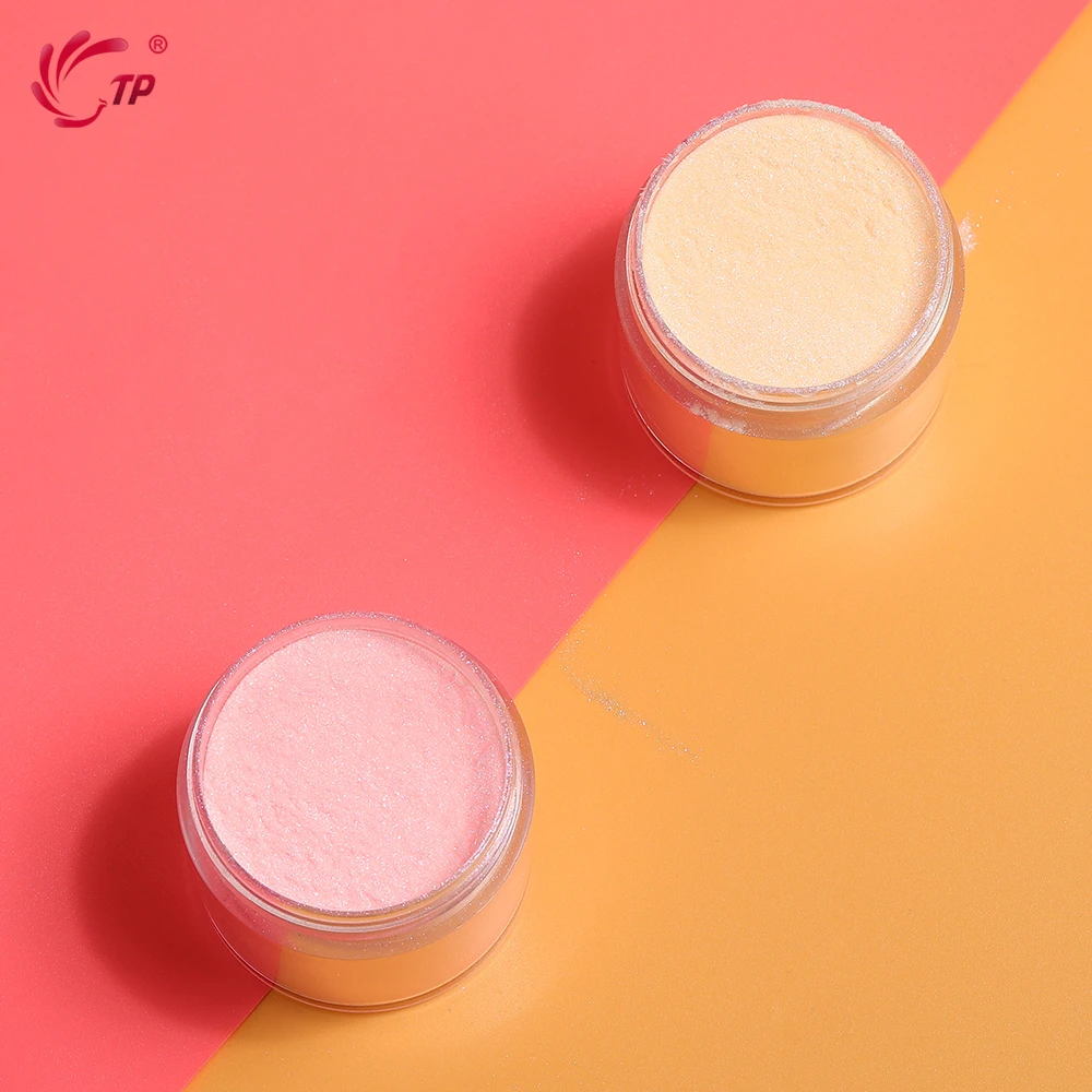 2 шт. перламутровая погружная пудра розового цвета блестящая Пыль для ногтевого