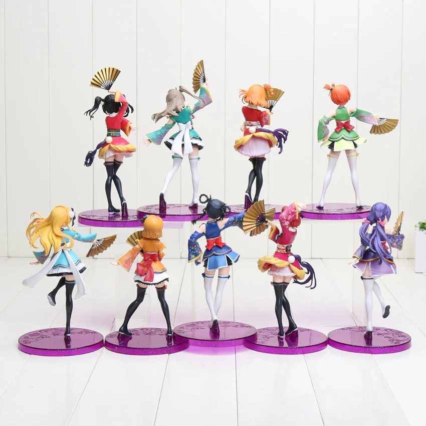 Аниме 17 см любовь Живая фигурка fate zero MINAMI KOTORI SONODA UMI HOSHIZORA RIN TOJO NOZOMI KIMINO ПВХ Коллекция игрушек