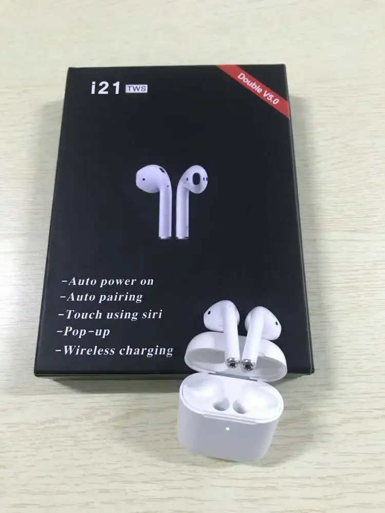 Новый I21 СПЦ Pop up + сенсорный функция wrieless зарядки гарнитура TWS Bluetooth 5 0 4D бас