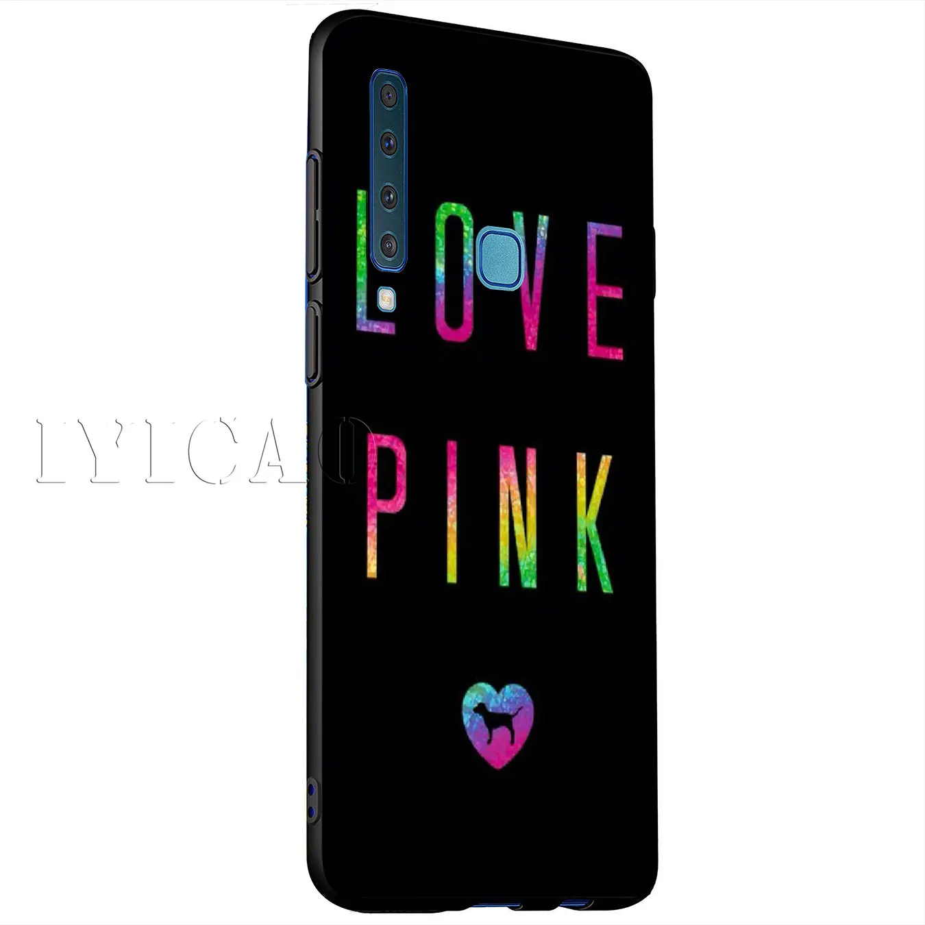 Iyicao любовь розовый девчачий силиконовый мягкий чехол для samsung Galaxy A6 плюс A9 A8 A7 2018 A3