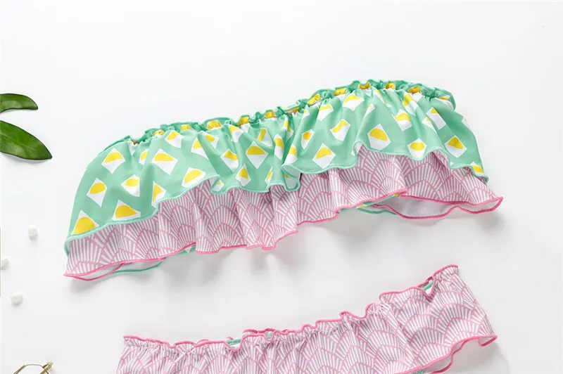 Купальник с оборками 2019 сексуальное бикини бразильское для женщин Мягкий