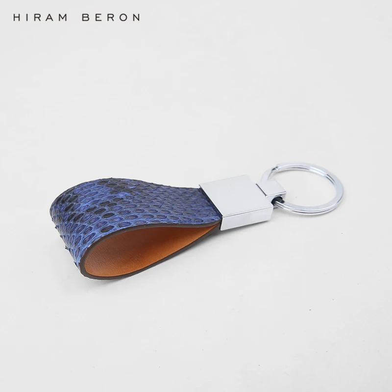 Вешалка для ключей Hiram Beron органайзер в виде змеиной кожи подлинный мужской