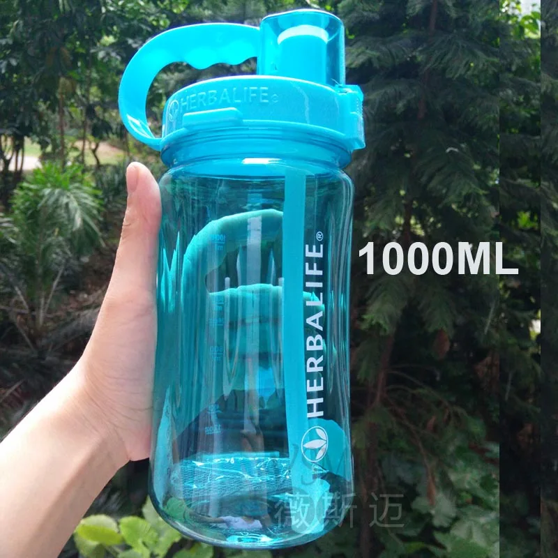 Оптовая продажа 6 шт lL/2 lбольшая емкость herbalife бренд 1000 мл бутылка для воды