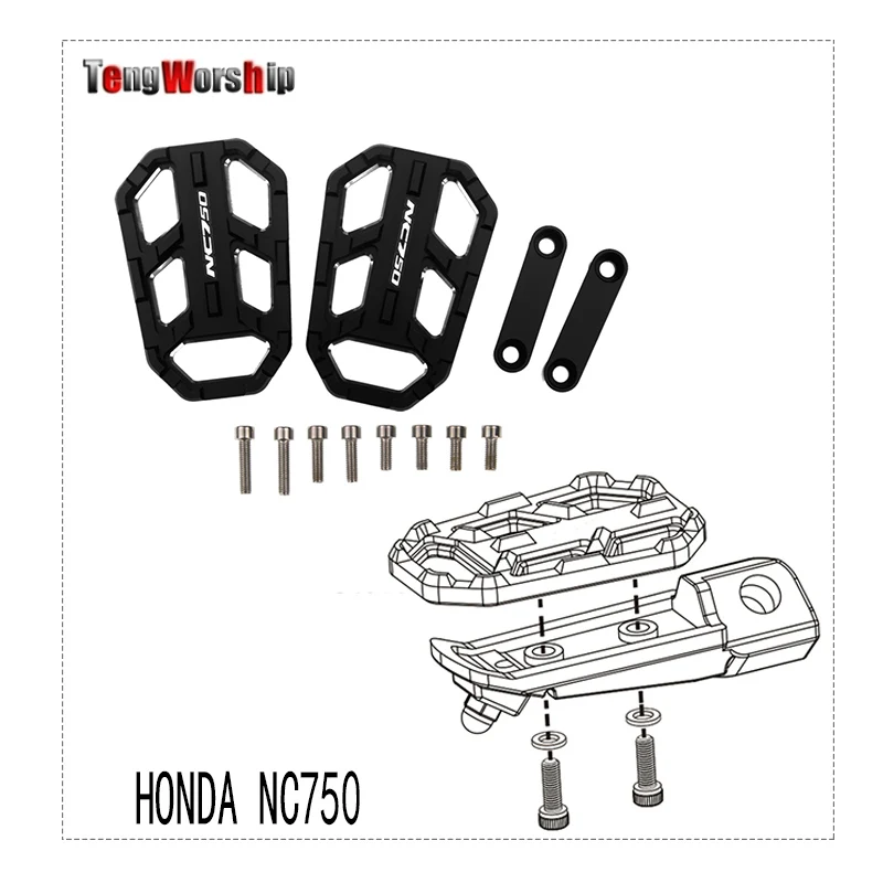 TENG WORSHIP аксессуары для мотоциклов HONDA NC750 NC 750 2012 2019 CNC из алюминиевого сплава