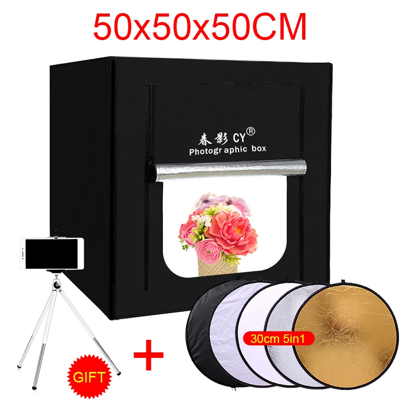50*50*50 см для фотостудии светодиодный софтбокс съемки светильник палатка фото +